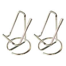 마다꾸미 세로형 명함 꽂이 사무용품 거치대 실버, 2개, 1단 문구/오피스/사무용품 전문관 반품 최저가 6,900원