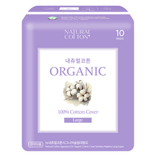 내츄럴코튼 슬림 생리대, 10개입, 1개 생활용품/생리대/성인용기저귀 반품 최저가 2,790원