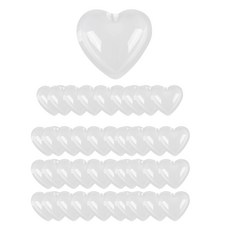 유니아트 대용량 반구 하트 중, 투명, 30개 완구/취미/학습완구/교구 반품 최저가 5,620원