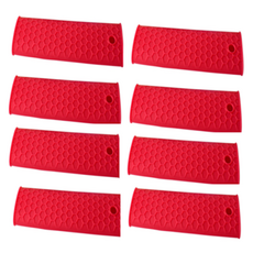 주방 기구 팬 실리콘 뜨거움 방지 손잡이 1, 레드, 8개 주방용품/주방잡화 반품 최저가 5,230원