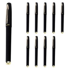 그래다다 프리미엄 부드러운 고급 대학생 사무용 볼펜 1.0mm, 블랙, 10개 문구/오피스/학용품/수업준비 반품 최저가 11,510원