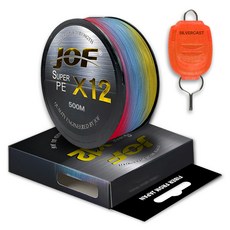 JOF 슈퍼 PE 12합사 낚시줄 500m +실버캐스트 라인 스토퍼 세트, 멀티컬러(낚시줄), 랜덤발송(라인스토퍼), 1세트 스포츠/레저/낚시 반품 최저가 27,590원
