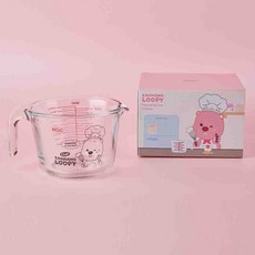 보퀴진 잔망루피 내열유리 베이킹 오븐 눈금 계량컵, 혼합색상, 1L, 1개 주방용품/주방잡화 반품 최저가 9,320원