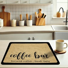 룰루홈 규조토 드라잉매트 식기 건조매트, 홈카페, 1개 주방용품/주방잡화 반품 최저가 4,030원