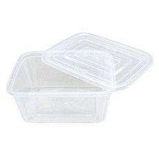 더팩컴퍼니 다용도 밀폐용기 500ml, 50개, 1개입 주방용품/일회용품/종이컵 반품 최저가 17,670원