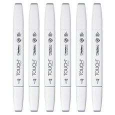 터치 트윈 브러쉬 마카 CG 5 COOL GREY, 6개, 1색 문구/오피스/학용품/수업준비 반품 최저가 20,220원