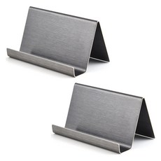 마다꾸미 고급형 데스크 명함꽂이 메모 스마트폰 거치대 2개, 13 블랙 무광, 1단 문구/오피스/사무용품 전문관 반품 최저가 7,220원