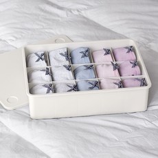 이즈리빙 칸칸칸 속옷 정리함 15칸, 아이보리 + 아이보리뚜껑, 1개 생활용품/바구니/칸막이 반품 최저가 4,150원