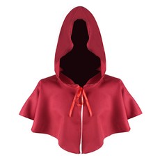 헤그로 할로윈 마법사 후드 망토 역할놀이 의상, 레드, 1개 완구/취미/역할놀이 반품 최저가 11,740원