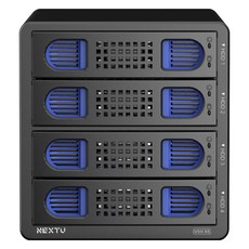 넥스트유 하가로 4베이 DAS 외장하드 데이타 스토리지 726M6G, 80TB, 블랙 가전디지털/저장장치 반품 최저가 81,400원
