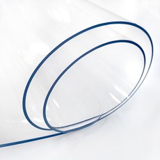 커버팩토리 투명매트, 투명, 두께 1mm x 가로 120cm x 세로 220cm x 모서리라운드 1.5cm, 1개 주방용품/주방잡화 반품 최저가 44,160원