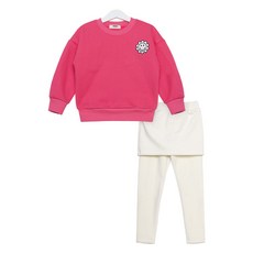 유라비 아동용 기모 맨투맨 + 골지 치마레깅스 세트 출산/유아동/유아동패션 반품 최저가 13,190원