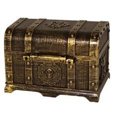 스투피드 해적 보물 상자 소품, 브론즈, 1개 완구/취미/역할놀이 반품 최저가 11,650원