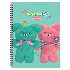 핑크풋 와사비베어 대학노트, 민트, 1개 문구/오피스/학용품/수업준비 반품 최저가 2,000원