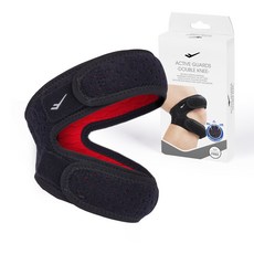 프로스펙스 액티브 무릎 보호대 이중 엑스형, 1개, 블랙 헬스/건강식품/헬스/요가용품 반품 최저가 9,350원