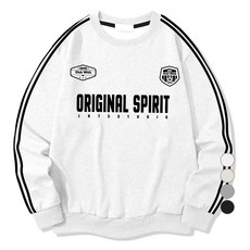 일루소 남녀공용 WD 기모 소매 투라인 위드스프릿 오버핏 맨투맨 패션의류/잡화/남녀 공용 의류 반품 최저가 18,470원