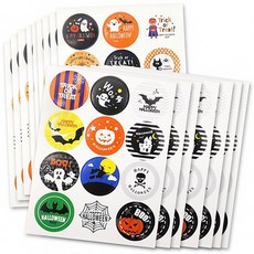 스투피드 할로윈 포장 스티커 12p 세트, 혼합색상, 20세트 문구/오피스/데코/포장용품 반품 최저가 6,320원