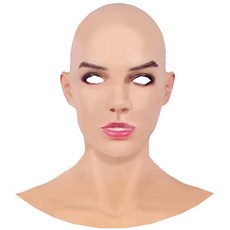 스투피드 특수분장 라텍스 가면 여성 클래식 36 x 37 x 56 cm, 베이지, 1개 문구/오피스/파티/이벤트 반품 최저가 19,820원