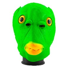 스투피드 코스튬 물고기 인간 가면 35 x 26 x 28.5 cm, 그린, 1개 문구/오피스/파티/이벤트 반품 최저가 16,200원