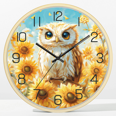 메르헨몬드 부엉이 무소음 벽시계 30.5cm, 베스트03 홈인테리어/싱글하우스 반품 최저가 14,560원