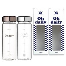 오데일리 보온보냉 메탈 트라이탄 물병, BLACK + WHITE, 500ml, 1세트 주방용품/물병/물통/텀블러 반품 최저가 13,760원