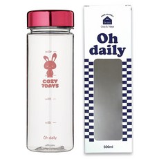 오데일리 보온보냉 메탈 트라이탄 물병, 핑크, 500ml, 1개 주방용품/보온/보냉텀블러 반품 최저가 7,620원