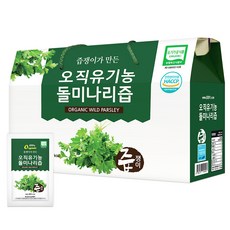 즙쟁이 오직 유기농 돌미나리즙, 80ml, 30개 헬스/건강식품/건강즙/음료 반품 최저가 16,920원