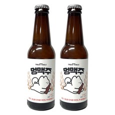 트릿테이블 강아지 수제간식, 멍맥주, 220ml, 2개 반려동물용품/강아지 간식 반품 최저가 12,220원