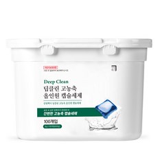 살림백서 딥클린 고농축 올인원 캡슐세제 에이프릴향, 1개, 100개입 생활용품/세탁세제 반품 최저가 16,900원