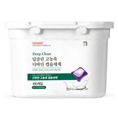 살림백서 딥클린 고농축 디바인 캡슐세제 라벤더향, 100개입, 1개 생활용품/세탁세제 반품 최저가 13,660원