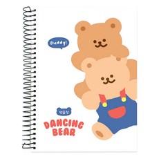 핑크풋 댄싱베어 연습장, 화이트, 1개 문구/오피스/학용품/수업준비 반품 최저가 5,500원