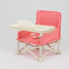 Hoo 유아용 부스터 플러스 휴대용 접이식 식탁의자, 코랄 출산/유아동/이유용품/유아식기 반품 최저가 23,330원