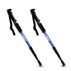 T렉스 두랄루민 경량 4단 등산스틱 일자형, 블루, 2개 스포츠_레저/등산/아웃도어 반품 최저가 13,350원