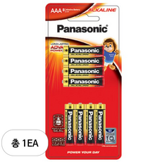 파나소닉 알카라인 AAA 건전지, 8개입, 1개 홈인테리어/건전지/멀티탭 반품 최저가 4,020원