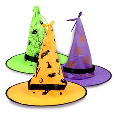 할로윈LED꼬깔마법사모자 3p 세트, 랜덤발송, 1세트 완구/취미/역할놀이 반품 최저가 4,550원
