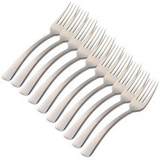 커틀러리 플레어 포크, 실버, 10개 주방용품/포크/디저트포크 반품 최저가 5,610원