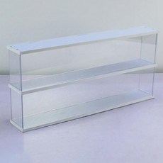 오와이규 보관 피규어 장식장 투명 2단 60cm, 1개 완구/취미/수집품 반품 최저가 24,210원