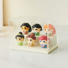 오와이규 깔끔한 피규어 장식장 전시 케이스 크림 옐로우, 1개 완구/취미/프라모델 반품 최저가 5,310원