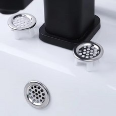 더블슬릿 니켈 SUS304 스텐레스 세면대 세면캡 오버플로우 마개 1+1 세면캡, SUS304스텐 타공형 홈인테리어/욕실용품 반품 최저가 8,700원
