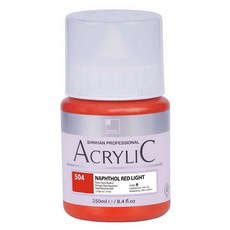 신한화구 전문가 아크릴컬러 Bottle Twist 나프톨 레드 라이트, 250ml, 1색 문구/오피스/미술/화방용품 반품 최저가 12,440원