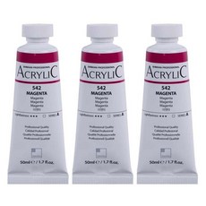 신한화구 전문가 아크릴컬러 튜브 마젠타 3p, 50ml, 1색 문구/오피스/미술/화방용품 반품 최저가 17,500원