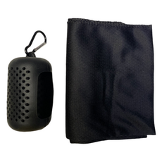 보니토리 쿨링 스포츠타올 + 원형 실리콘 커버 세트, 블랙, 1개 홈인테리어/수건/타월 반품 최저가 7,000원