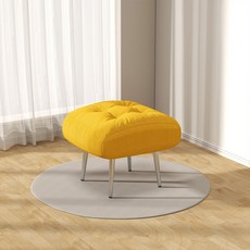 소하임 레트로 라운지 소파 스툴, 1개, 옐로우 undefined/undefined 반품 최저가 22,740원