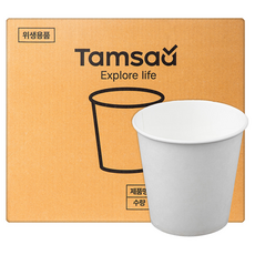 탐사 무인쇄 종이컵 180ml, 1000개입, 1개 주방용품/일회용품/종이컵 반품 최저가 13,290원