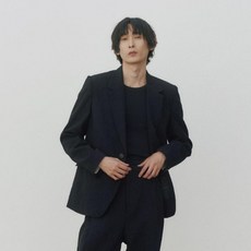 노이어 남성용 울 크리즈 싱글 테일러드 자켓 패션의류/잡화/남성패션 반품 최저가 111,500원