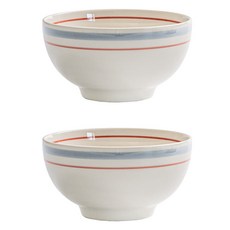 카네수즈 포그 블루 라인 대접 12.5cm, 혼합색상, 2개 주방용품/그릇/홈세트 반품 최저가 16,940원