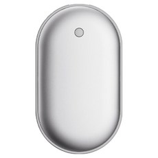 애니클리어 메탈 그립 손난로 PD QC 급속충전 보조배터리 5000mAh, PDB-HOT3Q, 실버 가전디지털/계절가전 반품 최저가 11,920원