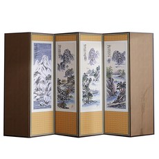즐거운집 고급 양면 6폭 병풍 반야심경 + 산수화 세트, 1세트 주방용품/제기/제수용품 반품 최저가 89,760원