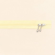 YKK 슬림 코일 지퍼 파스텔 50cm, 옐로우, 2개 홈인테리어/수예/수선 반품 최저가 4,420원