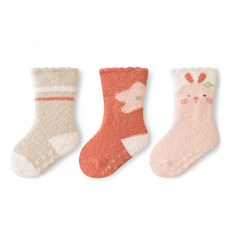 스타도어 유아용 큐트애니멀 걸음마 보온 양말 3켤레 세트 패션의류/잡화/유아동패션 반품 최저가 12,300원